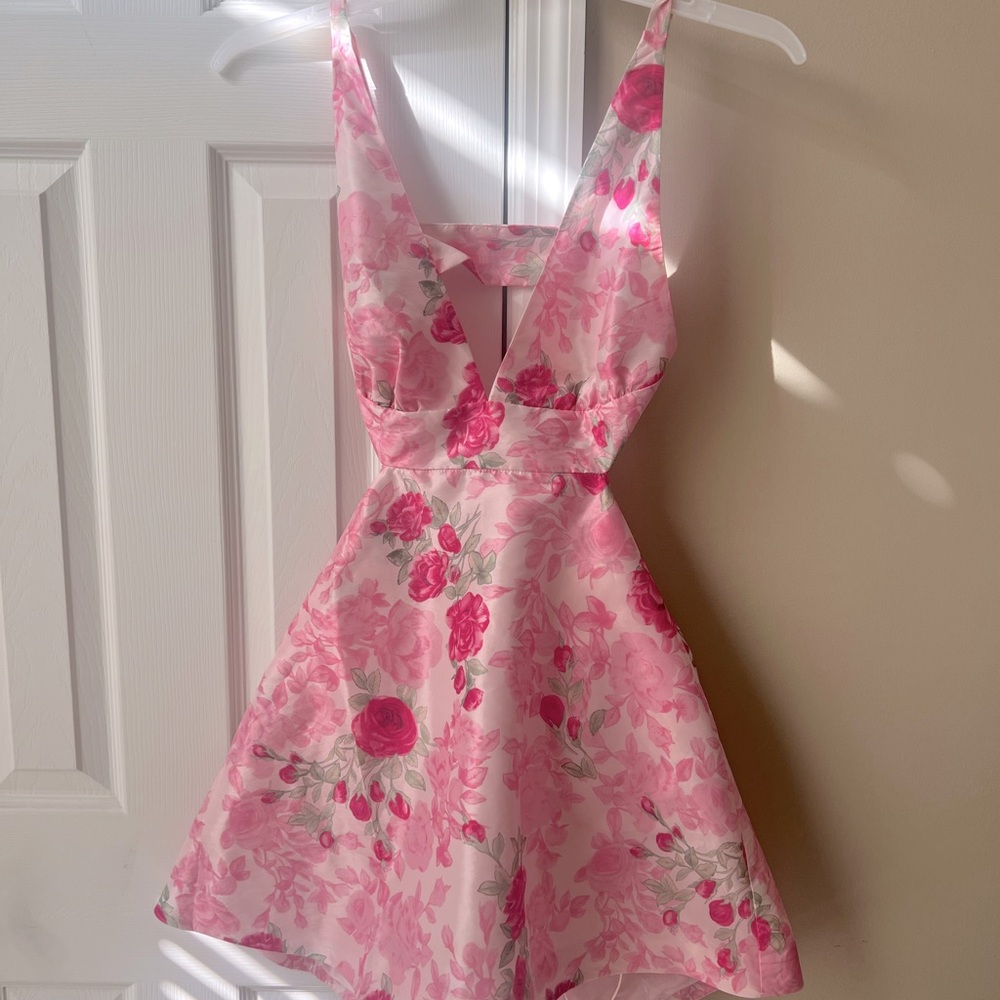LoveShackFancy mini dress bow back